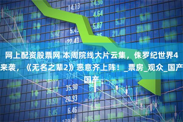 网上配资股票网 本周院线大片云集，侏罗纪世界4来袭，《无名之辈2》恶意齐上阵！_票房_观众_国产